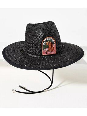 Freya Eenie Meenie Miney Mo Straw Lifeguard Rancher Hat Womens L Beach Swim
